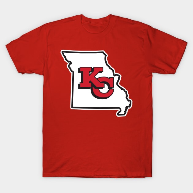 Kansas City Chiefs Missouri T-Shirt by stayfrostybro